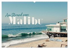 Am Strand von Malibu (Wandkalender 2025 DIN A2 quer), CALVENDO Monatskalender - Calvendo;Monkey, Happy