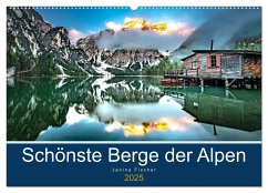 Schönste Berge der Alpen (Wandkalender 2025 DIN A2 quer), CALVENDO Monatskalender - Calvendo;Fischer, Janina