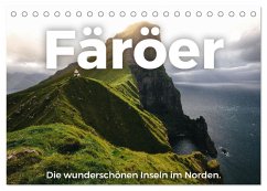 Färöer - Die wunderschönen Inseln im Norden. (Tischkalender 2025 DIN A5 quer), CALVENDO Monatskalender