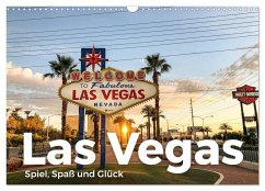 Las Vegas - Spiel, Spaß und Glück (Wandkalender 2025 DIN A3 quer), CALVENDO Monatskalender