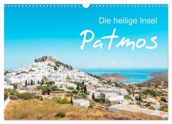 Patmos - Die heilige Insel (Wandkalender 2025 DIN A3 quer), CALVENDO Monatskalender