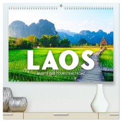 Laos - Abseits der Touristenströme. (hochwertiger Premium Wandkalender 2025 DIN A2 quer), Kunstdruck in Hochglanz