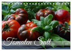Tomaten Satt (Tischkalender 2025 DIN A5 quer), CALVENDO Monatskalender - Calvendo;Haag, Sina