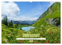 Oberstdorf - Bergparadies in den Alpen (Wandkalender 2025 DIN A2 quer), CALVENDO Monatskalender