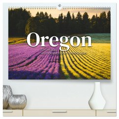 Oregon - Amerikas wunderschöne Westküste (hochwertiger Premium Wandkalender 2025 DIN A2 quer), Kunstdruck in Hochglanz - Calvendo;Monkey, Happy