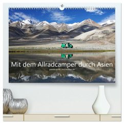 Mit dem Allradcamper durch Asien (hochwertiger Premium Wandkalender 2025 DIN A2 quer), Kunstdruck in Hochglanz