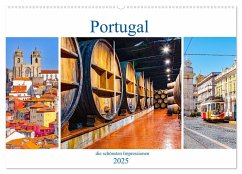 Portugal - die schönsten Impressionen (Wandkalender 2025 DIN A2 quer), CALVENDO Monatskalender