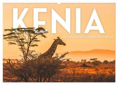 Kenia - Eine Safari durch unberührte Natur. (Wandkalender 2025 DIN A2 quer), CALVENDO Monatskalender