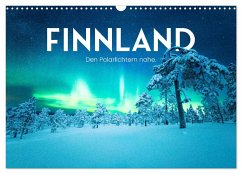 Finnland - Den Polarlichtern nahe. (Wandkalender 2025 DIN A3 quer), CALVENDO Monatskalender - Calvendo;SF