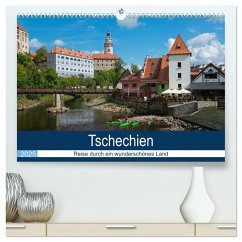 Tschechien - Eine Reise durch ein wunderschönes Land (hochwertiger Premium Wandkalender 2025 DIN A2 quer), Kunstdruck in Hochglanz - Calvendo;Scholz, Frauke