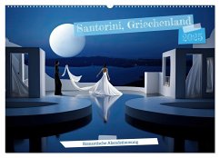 Santorini, Griechenland -Romatische Abendstimmung- (Wandkalender 2025 DIN A2 quer), CALVENDO Monatskalender