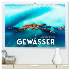 Luftfotografie - Gewässer (hochwertiger Premium Wandkalender 2025 DIN A2 quer), Kunstdruck in Hochglanz - Calvendo;SF