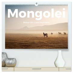 Mongolei - Natur bis zum Horizont (hochwertiger Premium Wandkalender 2025 DIN A2 quer), Kunstdruck in Hochglanz - Calvendo;Scott, M.