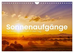 Sonnenaufgänge - Für einen guten Start in den Tag. (Wandkalender 2025 DIN A4 quer), CALVENDO Monatskalender - Calvendo;SF