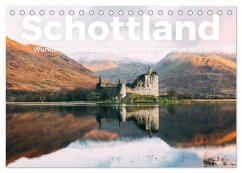 Schottland - Wunderschöne Landschaften und einzigartige Natur. (Tischkalender 2025 DIN A5 quer), CALVENDO Monatskalender