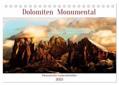 Dolomiten Monumental (Tischkalender 2025 DIN A5 quer), CALVENDO Monatskalender - Calvendo;Aichner, Joe