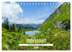 Oberstdorf - Bergparadies in den Alpen (Tischkalender 2025 DIN A5 quer), CALVENDO Monatskalender - Calvendo;Kleinfeld, Thorsten