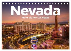 Nevada - Mehr als nur Las Vegas (Tischkalender 2025 DIN A5 quer), CALVENDO Monatskalender - Calvendo;Lederer, Benjamin