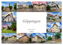 Göppingen Impressionen (Wandkalender 2025 DIN A2 quer), CALVENDO Monatskalender