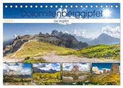 Dolomitenberggipfel (Tischkalender 2025 DIN A5 quer), CALVENDO Monatskalender