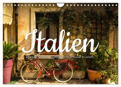 Italien - Romantische Städte und endlose Küsten. (Wandkalender 2025 DIN A4 quer), CALVENDO Monatskalender - Calvendo;Monkey, Happy