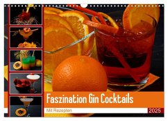 Faszination Gin Cocktails (Wandkalender 2025 DIN A3 quer), CALVENDO Monatskalender