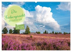 Die Farbenpracht der Lüneburger Heide (Wandkalender 2025 DIN A2 quer), CALVENDO Monatskalender