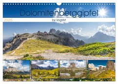 Dolomitenberggipfel (Wandkalender 2025 DIN A3 quer), CALVENDO Monatskalender