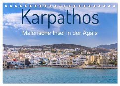 Karpathos - Malerische Insel in der Ägäis (Tischkalender 2025 DIN A5 quer), CALVENDO Monatskalender