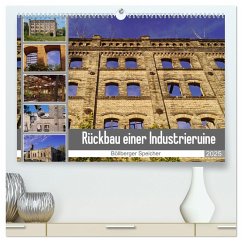 Rückbau einer Industrieruine - Böllberger Speicher (hochwertiger Premium Wandkalender 2025 DIN A2 quer), Kunstdruck in Hochglanz - Calvendo;Bildergalerie - Babett Paul, Babetts
