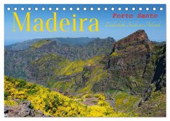 Madeira und Porto Santo (Tischkalender 2025 DIN A5 quer), CALVENDO Monatskalender