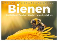 Bienen - Die fleißigen Tierchen die den Honig herstellen. (Tischkalender 2025 DIN A5 quer), CALVENDO Monatskalender - Calvendo;Scott, M.