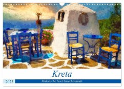 Kreta - Malerische Insel Griechenlands (Wandkalender 2025 DIN A3 quer), CALVENDO Monatskalender