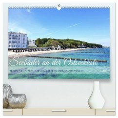 Seebäder an der Ostseeküste - Modäne Villen, bunte Strandkörbe, Ostseebrise, Sand und Meer (hochwertiger Premium Wandkalender 2025 DIN A2 quer), Kunstdruck in Hochglanz - Calvendo;Schimmack, Michaela