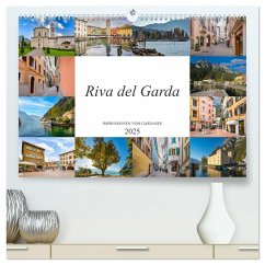 Riva del Garda Impressionen vom Gardasee (hochwertiger Premium Wandkalender 2025 DIN A2 quer), Kunstdruck in Hochglanz
