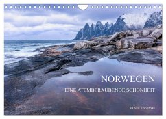 NORWEGEN - EINE ATEMBERAUBENDE SCHÖNHEIT (Wandkalender 2025 DIN A4 quer), CALVENDO Monatskalender - Calvendo;Kuczinski, Rainer