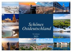 Schönes Ostdeutschland (Wandkalender 2025 DIN A3 quer), CALVENDO Monatskalender