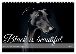 Black is beautiful (Wandkalender 2025 DIN A3 quer), CALVENDO Monatskalender