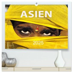 Asien - Kontinent der Farben (hochwertiger Premium Wandkalender 2025 DIN A2 quer), Kunstdruck in Hochglanz - Calvendo;Weigt, Mario