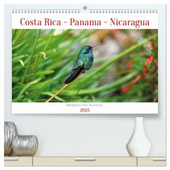 Costa Rica - Panama - Nicaragua (hochwertiger Premium Wandkalender 2025 DIN A2 quer), Kunstdruck in Hochglanz