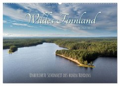 Wildes Finnland (Wandkalender 2025 DIN A2 quer), CALVENDO Monatskalender