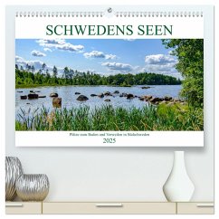 Schwedens Seen (hochwertiger Premium Wandkalender 2025 DIN A2 quer), Kunstdruck in Hochglanz - Calvendo;Simlinger, Wolfgang