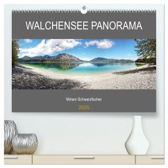 Walchensee Panorama (hochwertiger Premium Wandkalender 2025 DIN A2 quer), Kunstdruck in Hochglanz