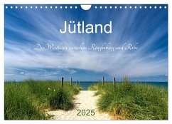 Jütland. Die Westküste zwischen Ringkøbing und Ribe (Wandkalender 2025 DIN A4 quer), CALVENDO Monatskalender