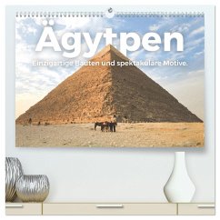 Ägypten - Einzigartige Bauten und spektakuläre Motive. (hochwertiger Premium Wandkalender 2025 DIN A2 quer), Kunstdruck in Hochglanz - Calvendo;Scott, M.