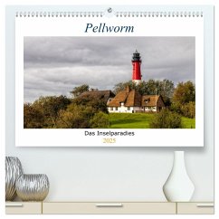 Pellworm - Das Inselparadies (hochwertiger Premium Wandkalender 2025 DIN A2 quer), Kunstdruck in Hochglanz