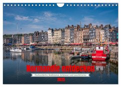 Normandie entdecken (Wandkalender 2025 DIN A4 quer), CALVENDO Monatskalender