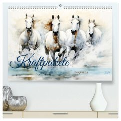 Kraftpakete in Aquarell (hochwertiger Premium Wandkalender 2025 DIN A2 quer), Kunstdruck in Hochglanz - Calvendo;Tapper, Daniela