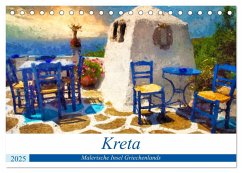 Kreta - Malerische Insel Griechenlands (Tischkalender 2025 DIN A5 quer), CALVENDO Monatskalender - Calvendo;Frost, Anja