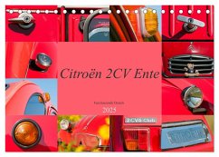 Citroën 2 CV Ente - Faszinierende Details (Tischkalender 2025 DIN A5 quer), CALVENDO Monatskalender